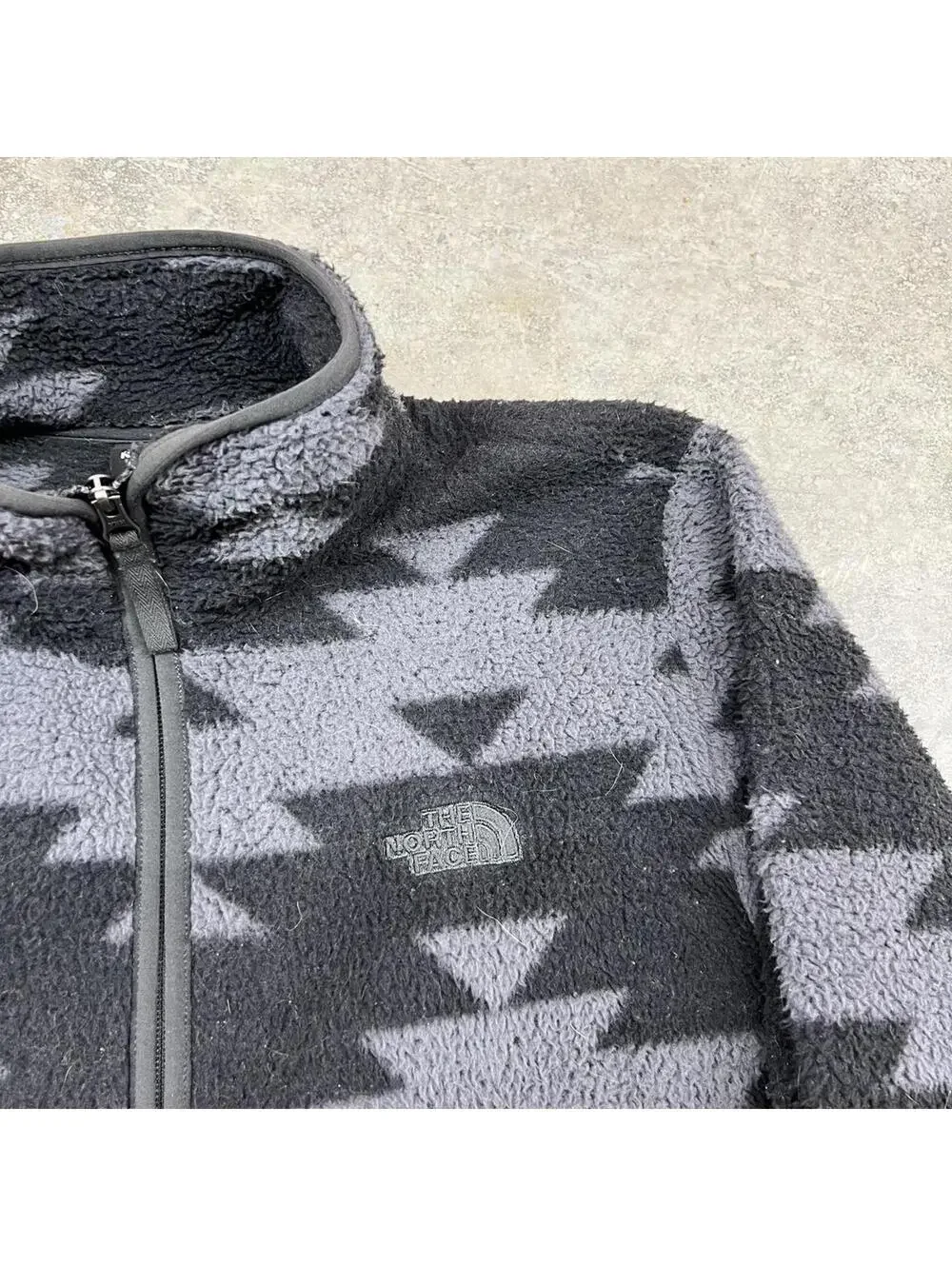 vintage the north face campshire half zip fleece jacket size large